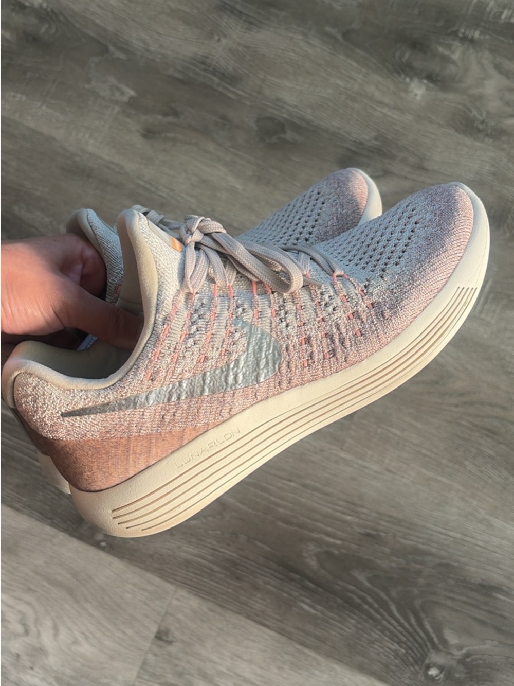 Nike Women's Running Shoes - Pale Pink & Cream